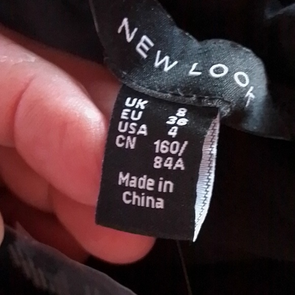 NWT New Look Striped Sequin Mini Dress Long Sleeve Open Back - Picture 9 of 9